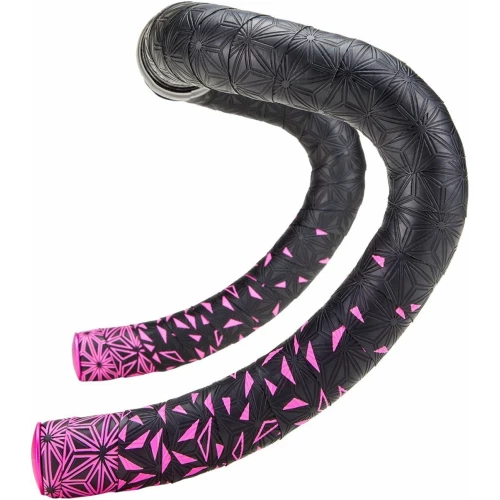 Supacaz STUURLINT STAR FADE ZWART/NEON ROZE