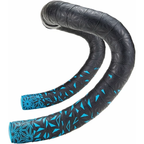 Stuurlint Star Fade Zwart /NEON BLAUW