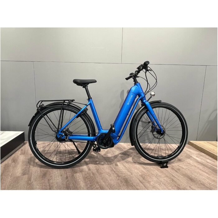 Santos Travelmaster E+ Rohloff Bosch Soft Blue Lage instap