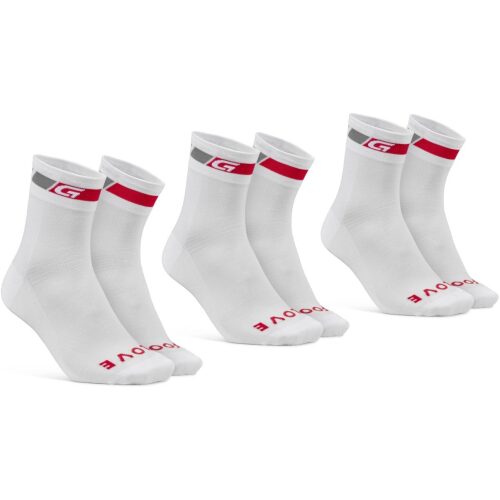Gripgrab Classic Regular Cut Sock 3PACK White