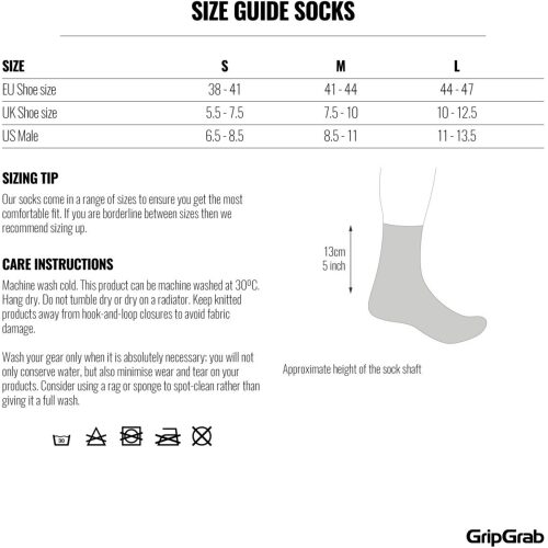 Gripgrab Classic Regular Cut Sock 3PACK Black