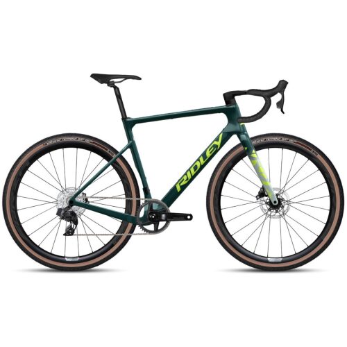 Ridley ASTR Rival XPLR AST26D2s Storm Green Metallic / Lime Green Heren