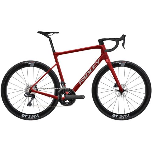 Ridley Grifn 105 DI2 2x12 GRC26D4s Candy Red Metallic Silver Jongens