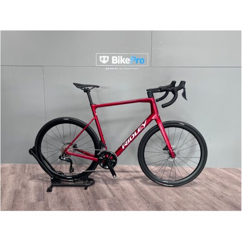 Ridley Grifn 105 DI2 2x12 GRC26D4s Candy Red Metallic Silver Heren