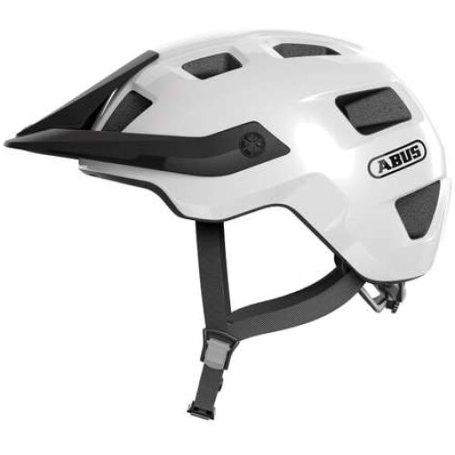 Abus VALHELM MOTRIP WI Shiny White