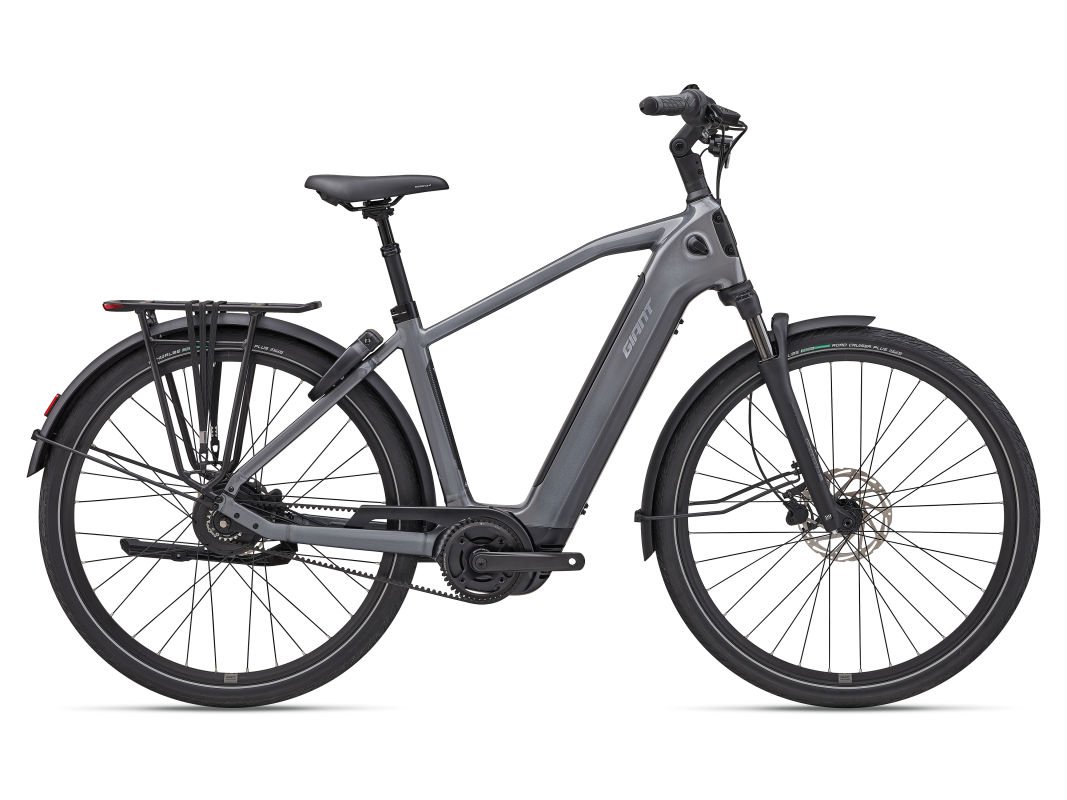 Giant NewTour E+0 ( Ex accu vanaf 500Wh vanaf €799. Charcoal Heren