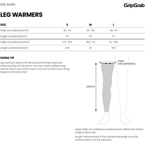 Gripgrab RIDE Thermal Beenstukken - Black