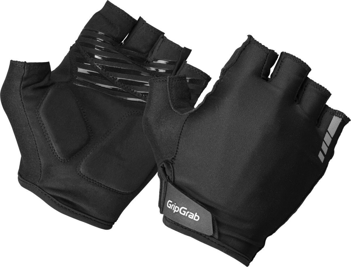 Gripgrab RIDE Padded Korte Vinger Handschoenen - M/9 Black