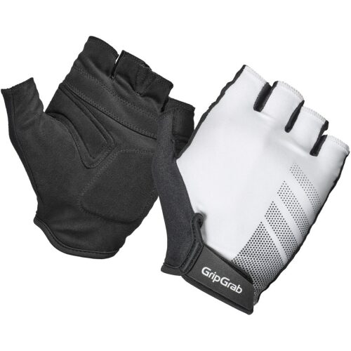 GripGrab RIDE Lite korte-vinger zomer fietshandschoenen met padding - S/White